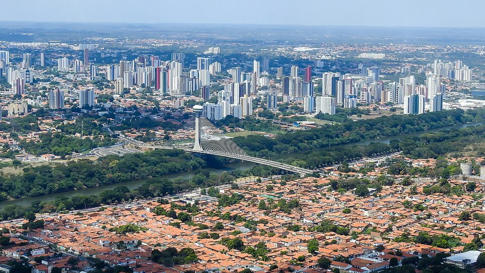 Aerial view of Teresina, Brazil