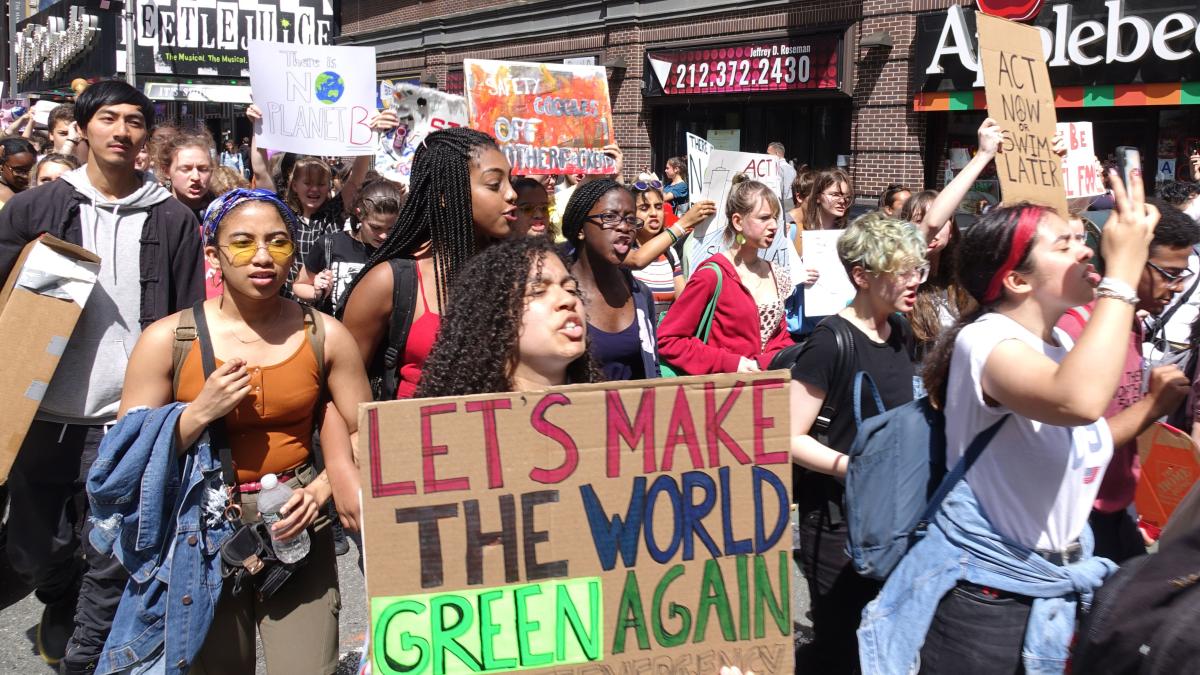 Youth Climate Action Protest