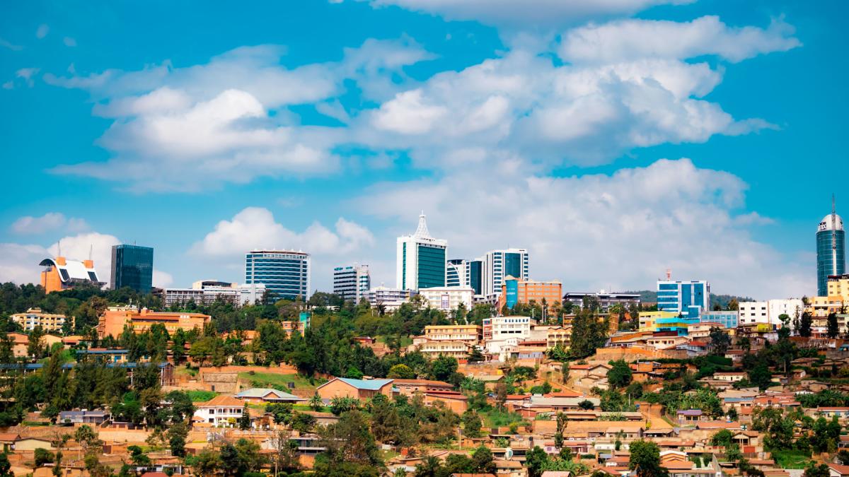 A view of downtown Kigali