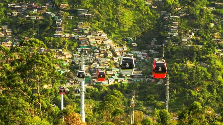 Medellin Colombia cable car