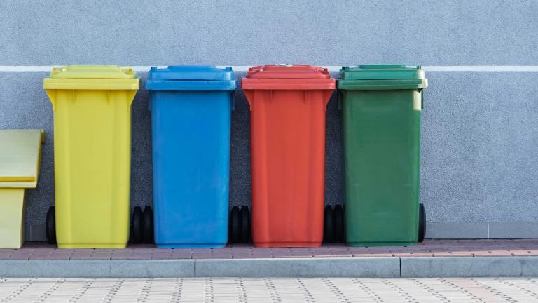 Recycling Bins, Pawel Czerwinski, Unplash