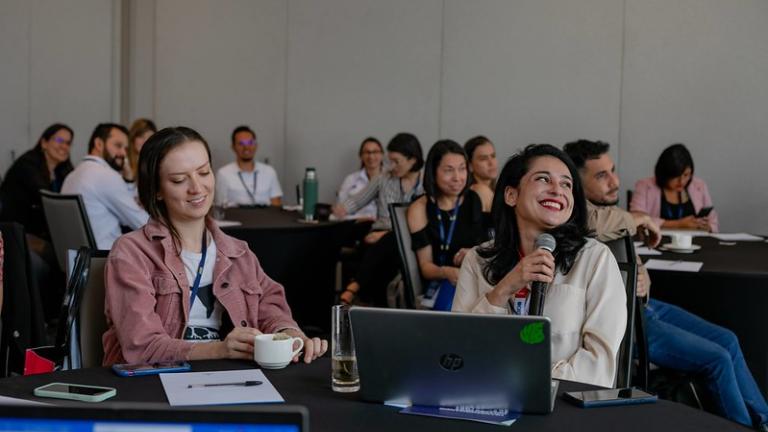 Participants at the UrbanShift City Academy in Costa Rica