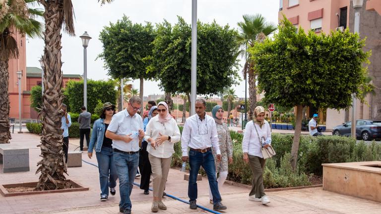 participants in the urbanshift marrakech lab