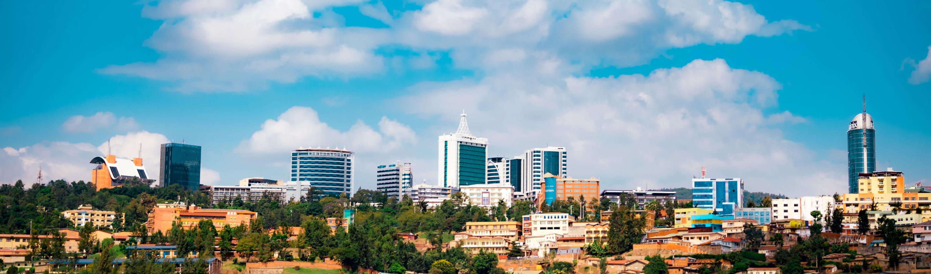 A view of downtown Kigali