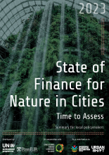 State of Finance for Nature in Cities Report Cover