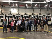 Peer Exchange Participants in Medellin at Cable Cars station