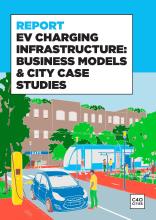 the cover of C40 Cities report titled: EV Charging Infrastructure: Business Models & City Case Studies