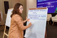 an exercise during a finance city academy