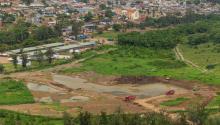 wetland under restoration