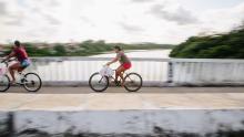 biking in recife