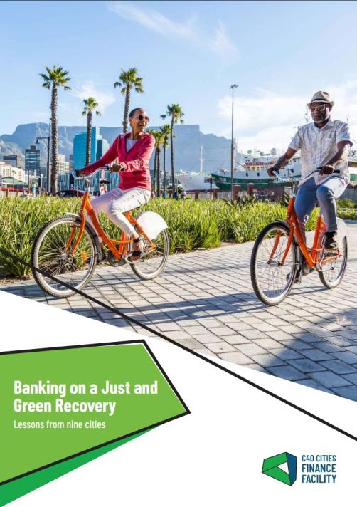 banking on just and green recovery c40 report cover